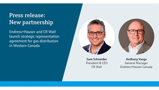 Endress+Hauser Canada partners with CR Wall for gas distribution in Western Canada