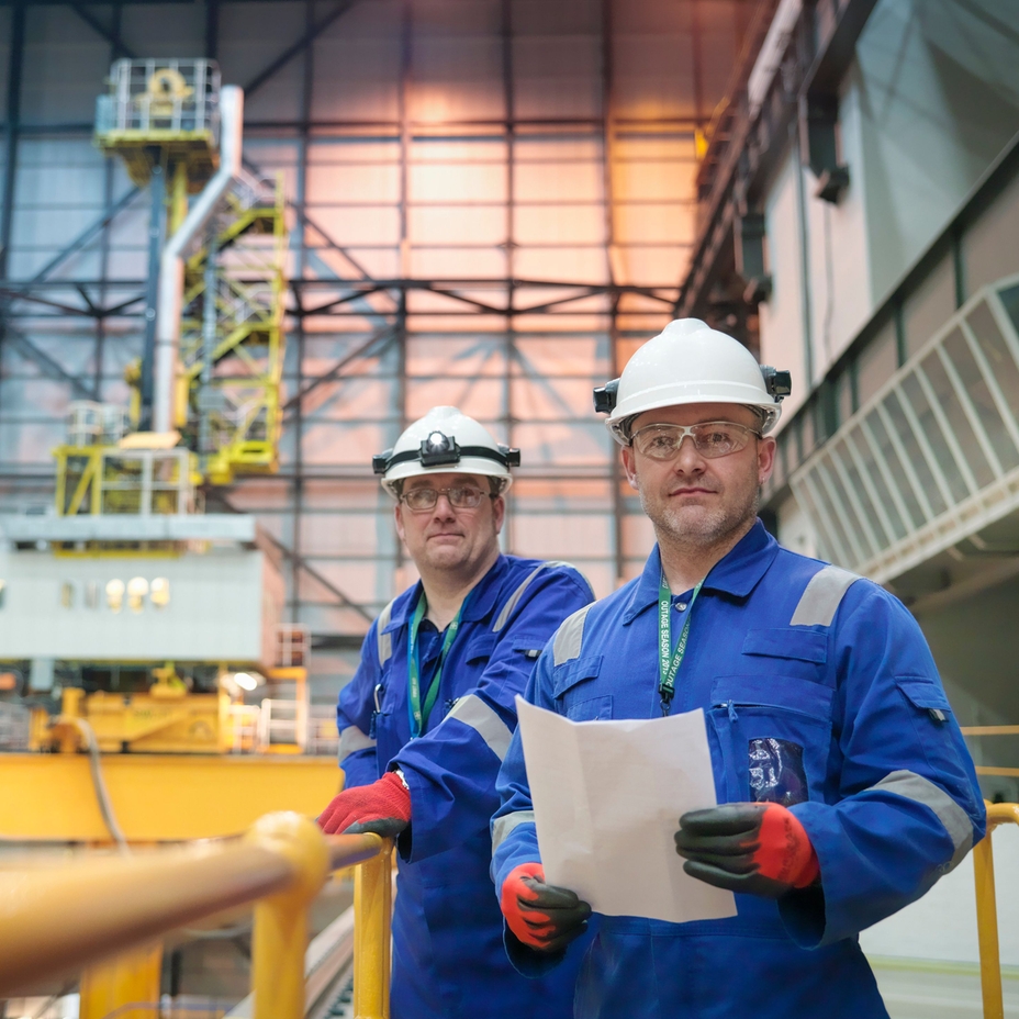 Deux clients d'Endress+Hauser dans une centrale électrique