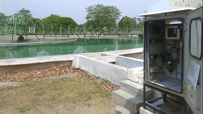 Clarifier outlet of India's largest EPC
