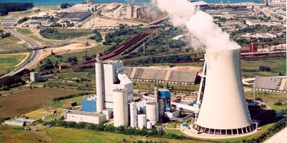 Baltic Sea water used as cooling water in the power station