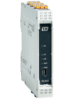 Amplificateur séparateur RLN42 NAMUR 2 voies avec alimentation universelle et sortie signal de relais