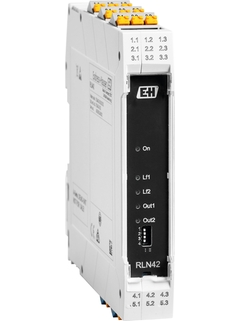Amplificateur séparateur RLN42 NAMUR 2 voies avec alimentation universelle et sortie signal de relais