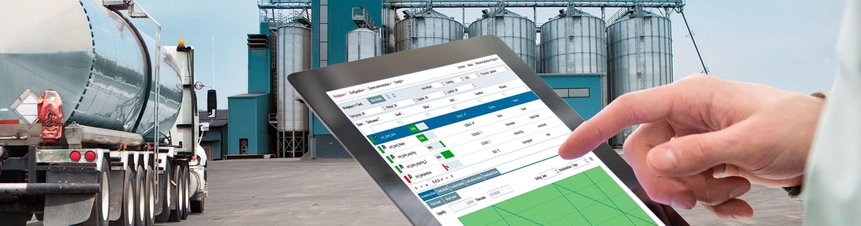 Surveillance des stocks de solides dans le secteur agroalimentaire