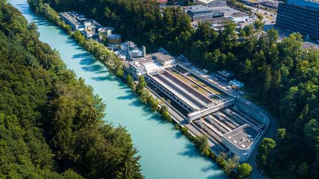 Wastewater treatment plan in Switzerland