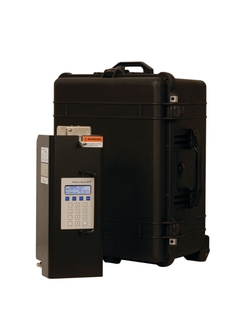Product picture SS1000 TDLAS portable gas analyzer with pelican case, portrait view