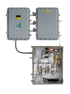 Photo analyseur de gaz SS2100I-2 TDLAS à boîtier double, ATEX, Zone 1, certification, vue de face ouvert