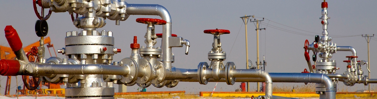 Conduite de gaz dans l'industrie pétrolière et gazière