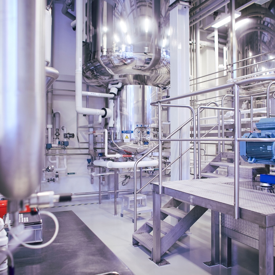 Site de production biopharmaceutique avec technologie de mesure pour bioprocédés