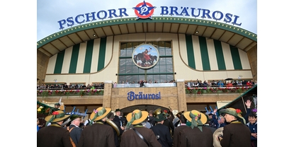 La tente Pschorr Bräurosl à l'Oktoberfest de Munich