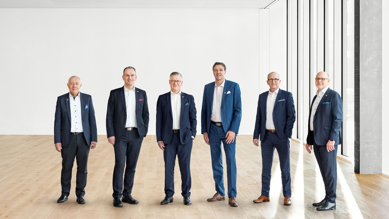 The members of the Endress+Hauser Executive Board.