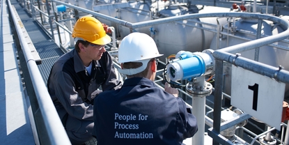 Tank gauging on Chemical plant