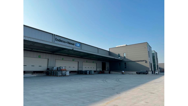 La nouvelle plate-forme logistique d'Endress+Hauser est située à Kunshan dans l'est de la Chine, et est opérationnelle depuis 2024