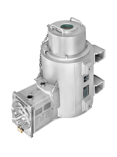 Conteneur multisource FQG74, surface 316L, obturateur en acier, cadenas