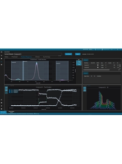 Spectral data visualization in Raman data library