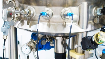 Sonde Raman in situ dans un bioréacteur en acier inoxydable
